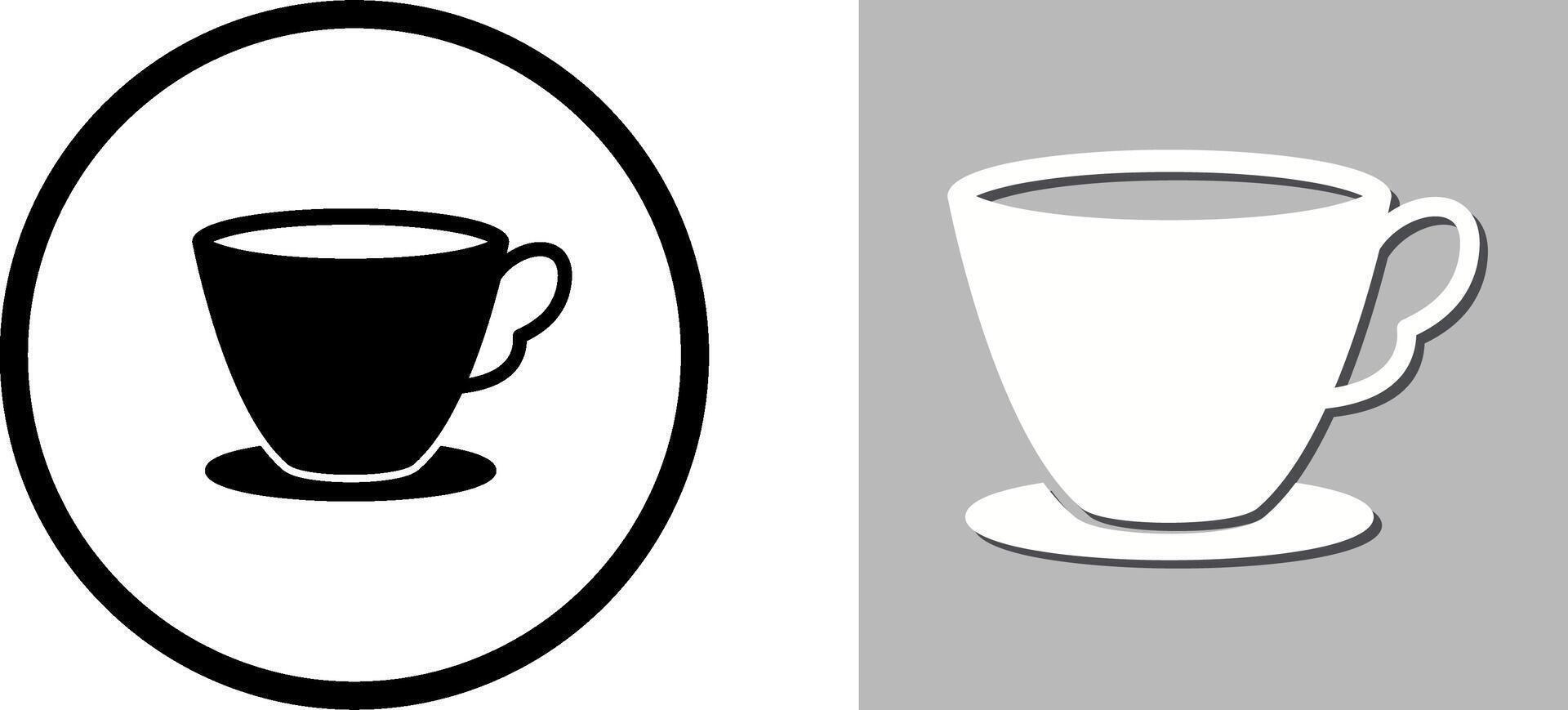 Tea Cup Icon Design vector