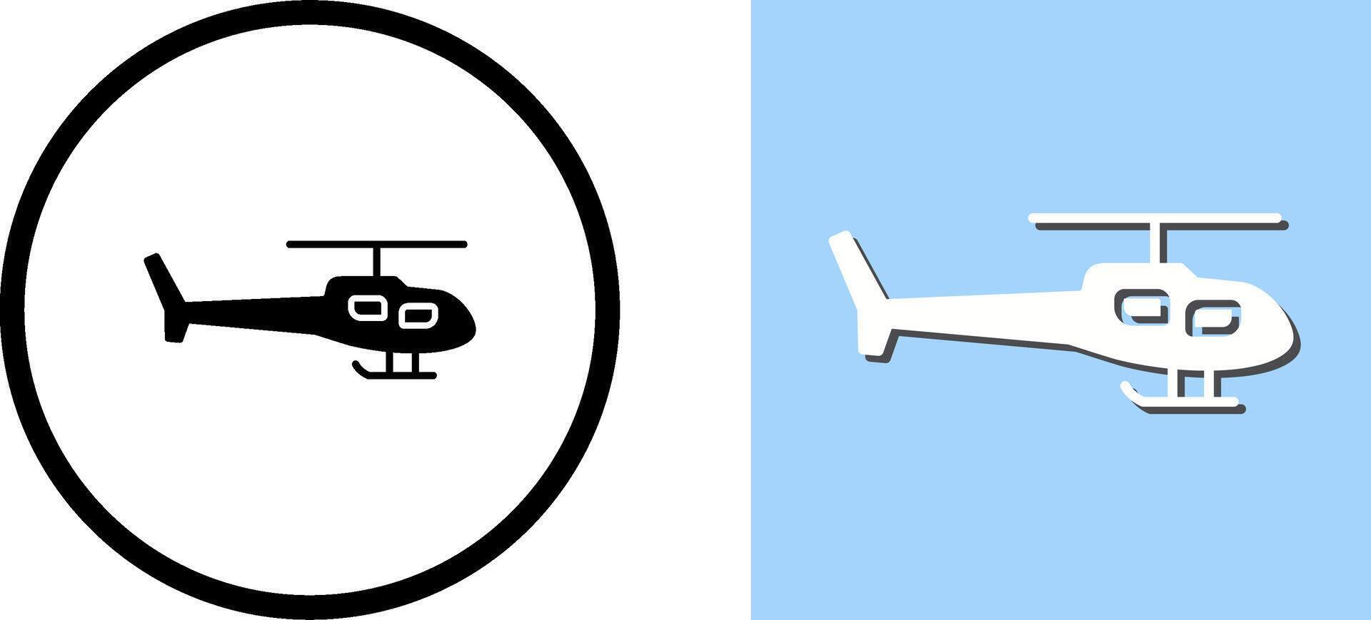 Helicopter Icon Design vector
