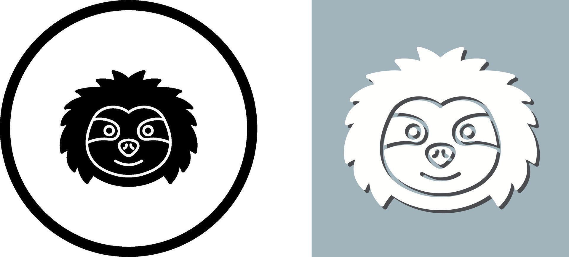 Sloth Icon Design vector