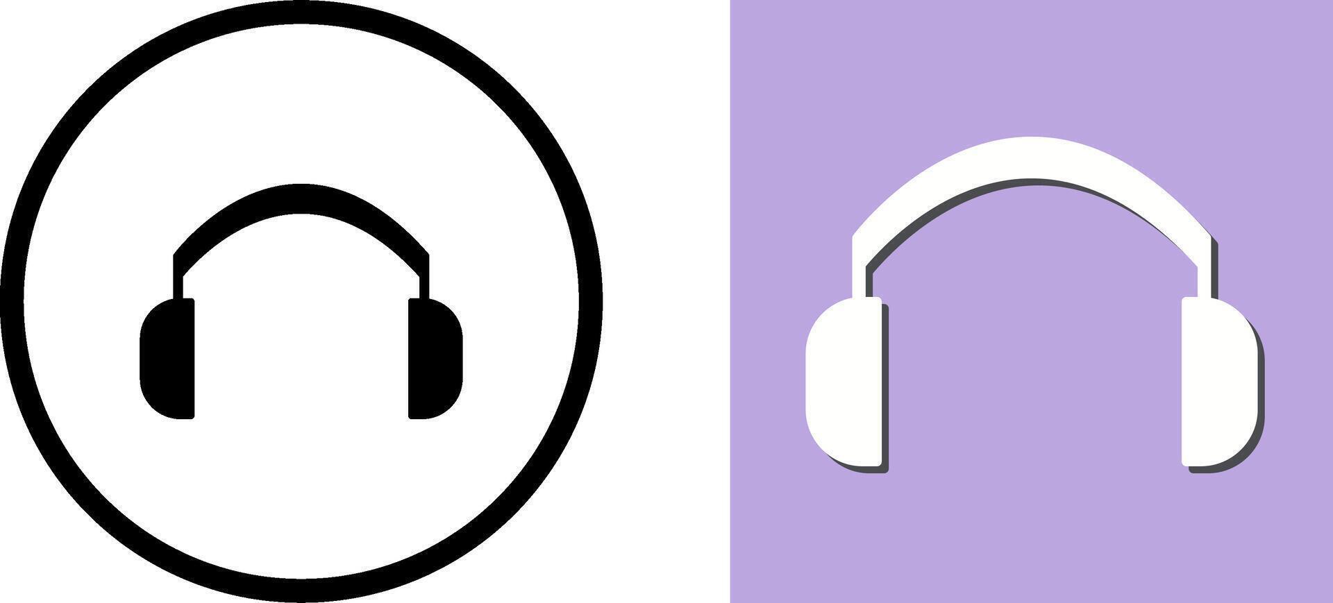Headphones Icon Design vector