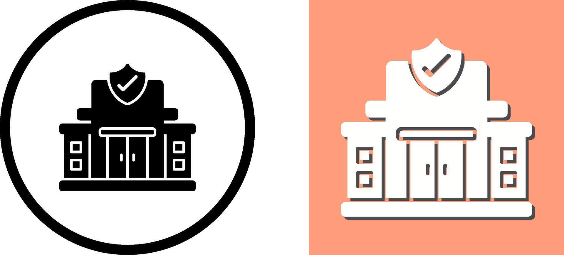 Protection Office Icon Design vector