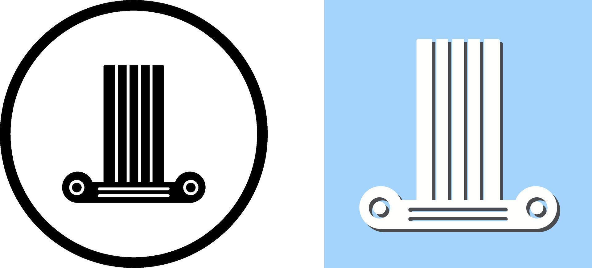 Column Icon Design vector