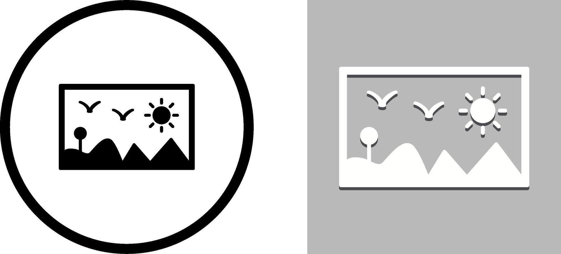 Painting Exhibit Icon Design vector