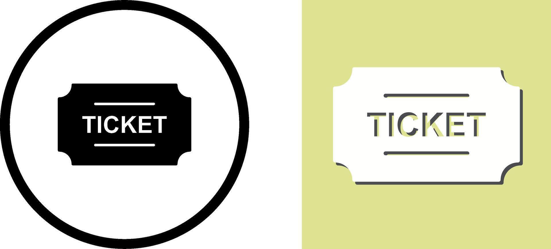 Tickets Icon Design vector