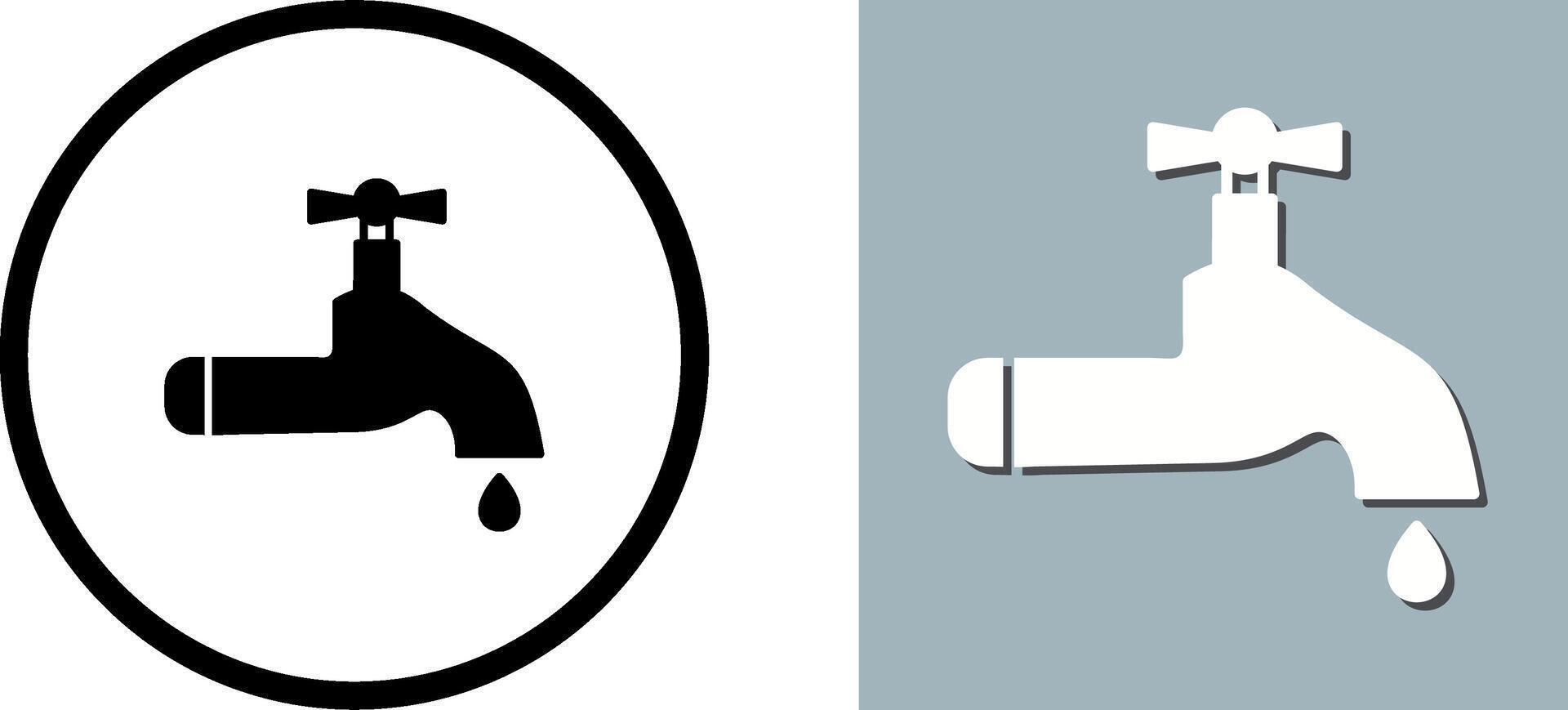 Water Tap Icon Design vector
