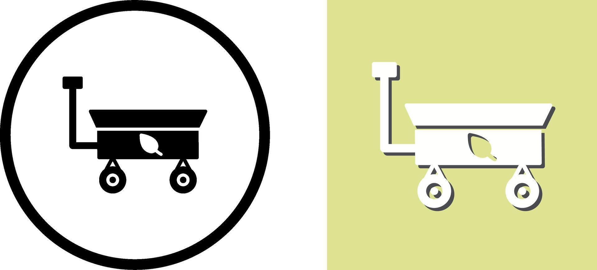 Garden Cart Icon Design vector