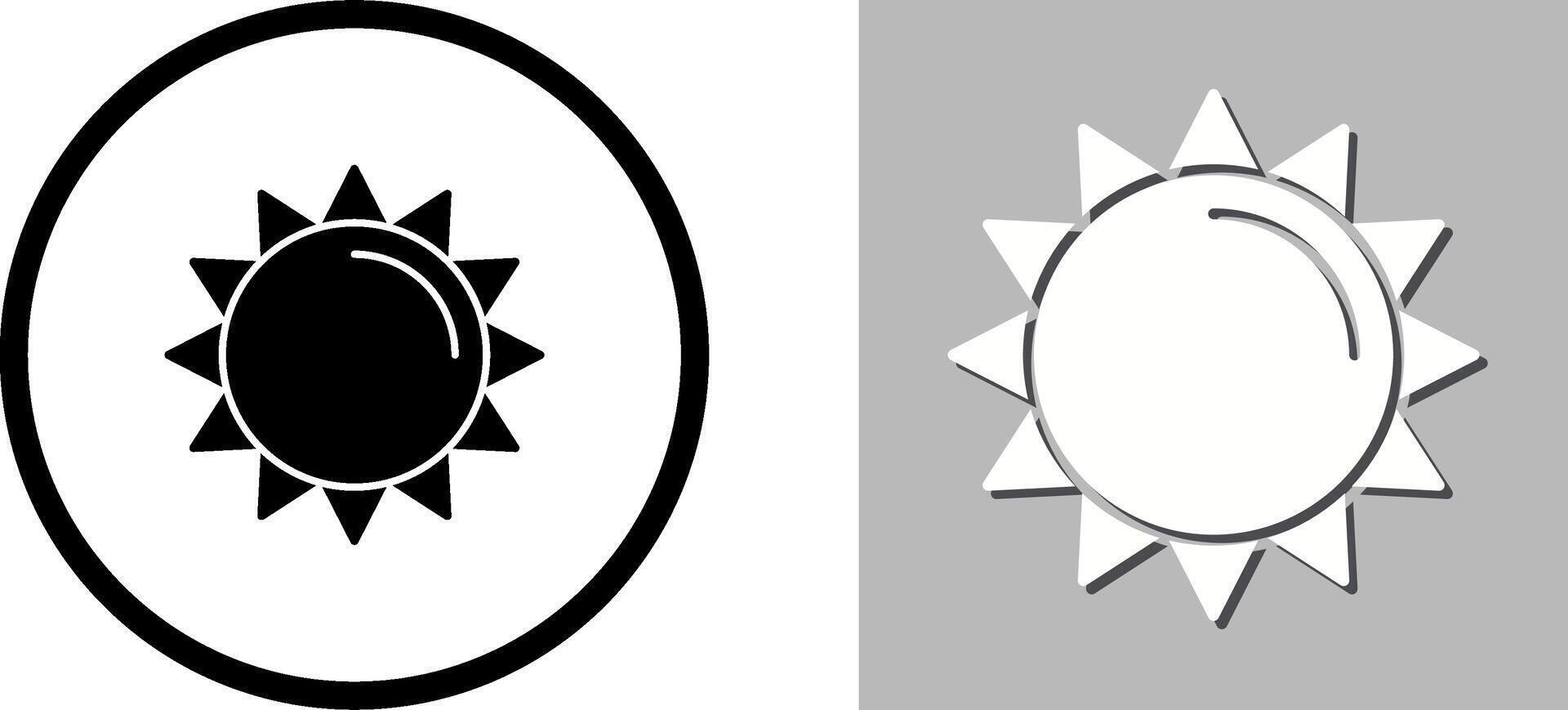 Sun Icon Design vector