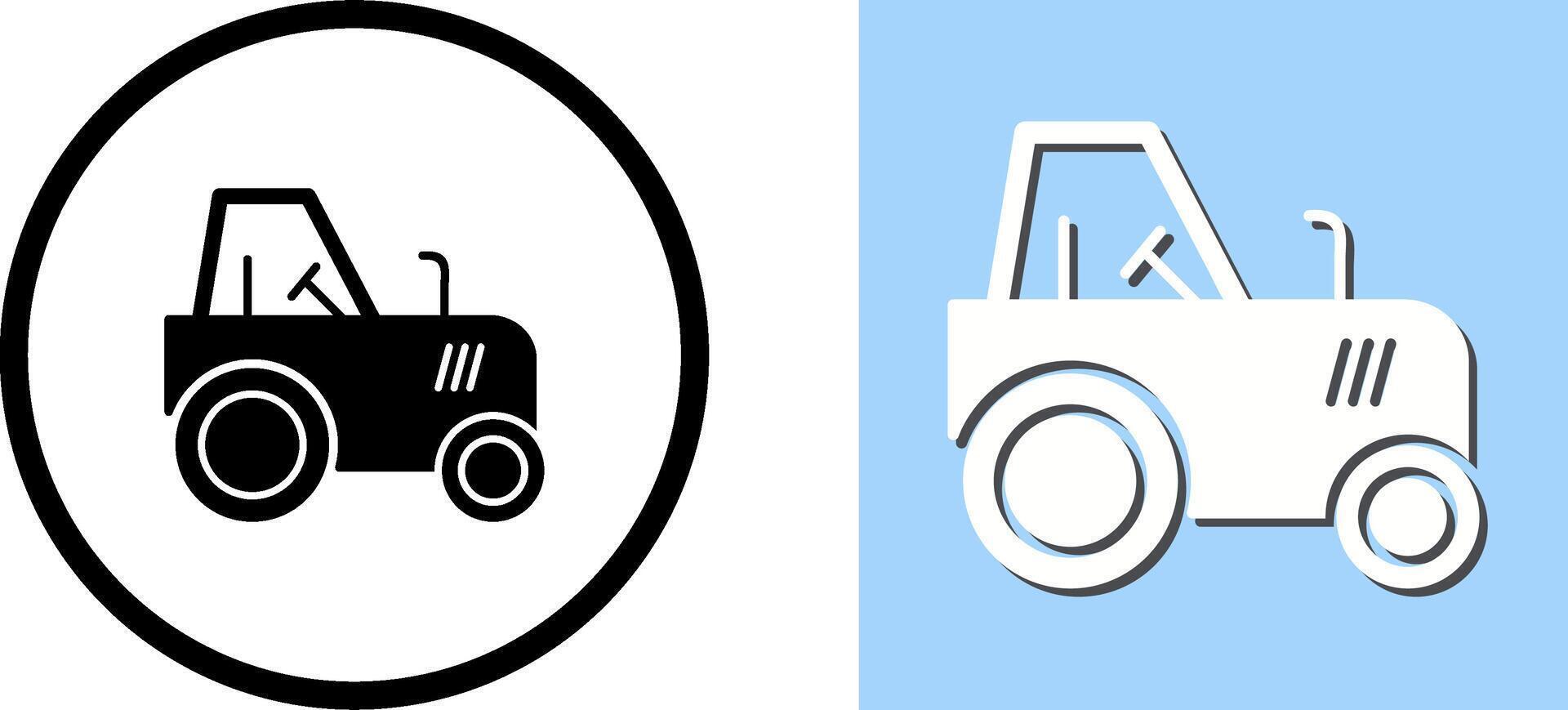 Tractor Icon Design vector