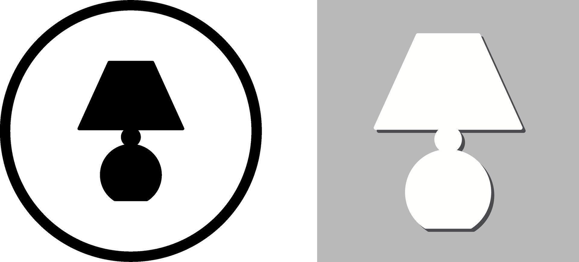 Lamp Icon Design vector