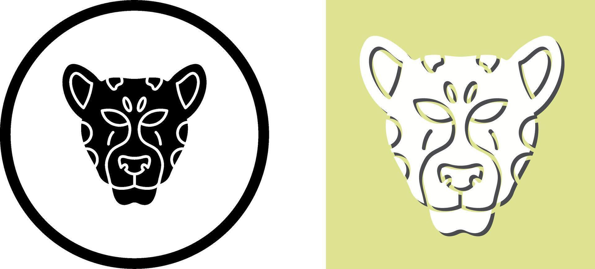 leopard Icon Design vector