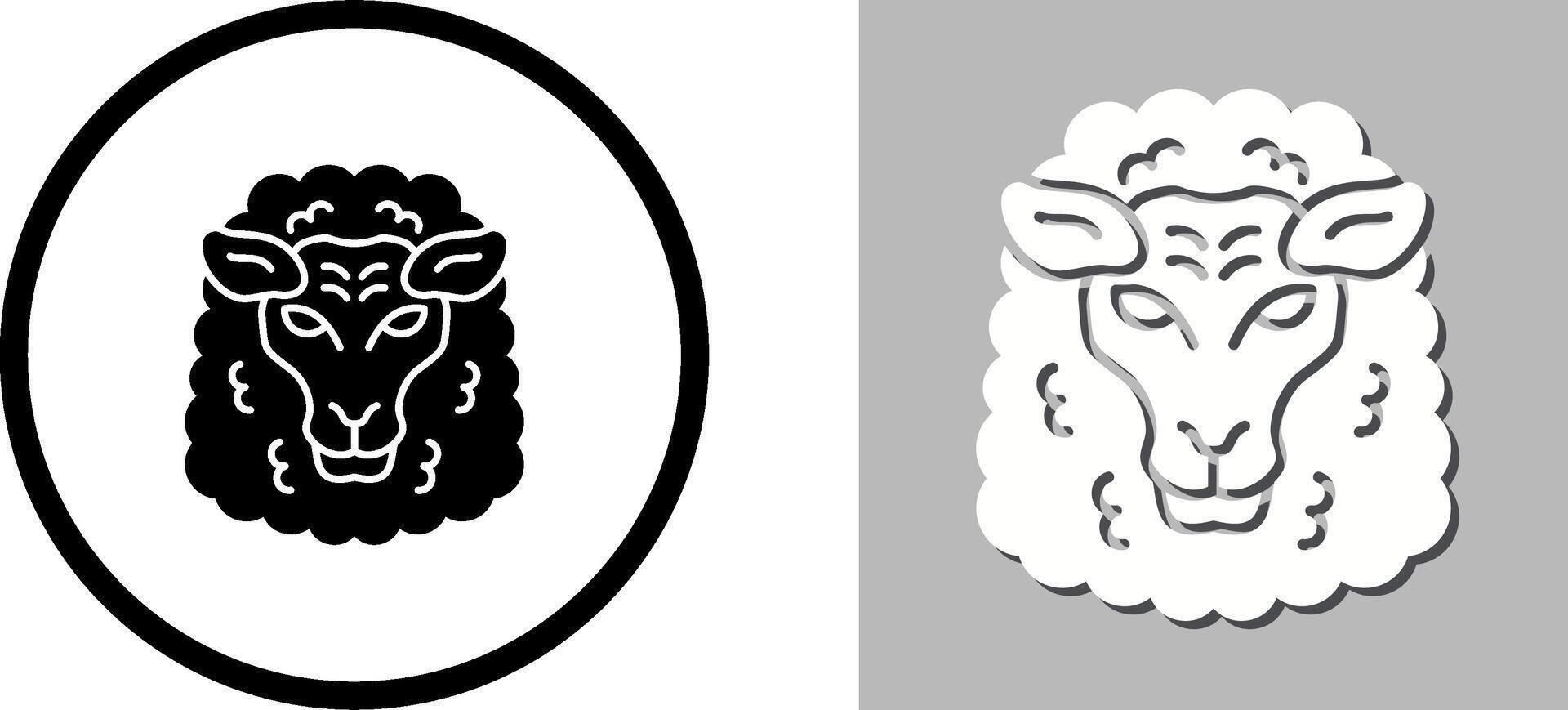 Sheep Icon Design vector