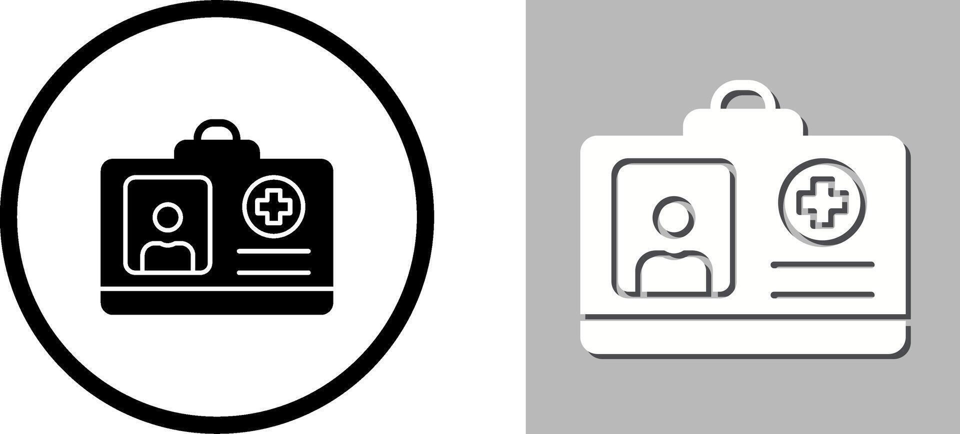 Id Card Icon Design vector