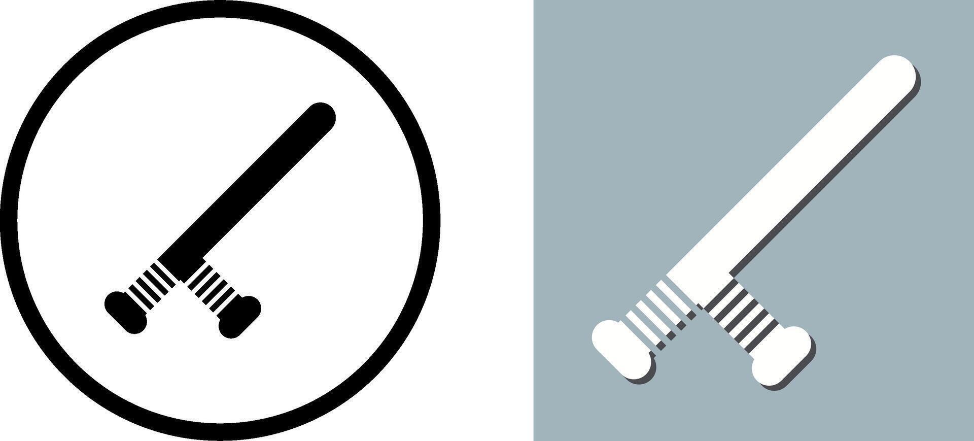 Baton Icon Design vector
