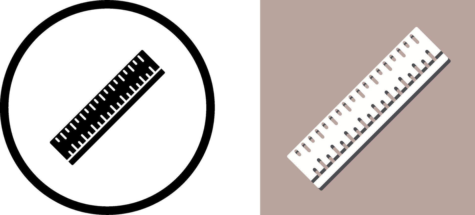 Ruler Icon Design vector