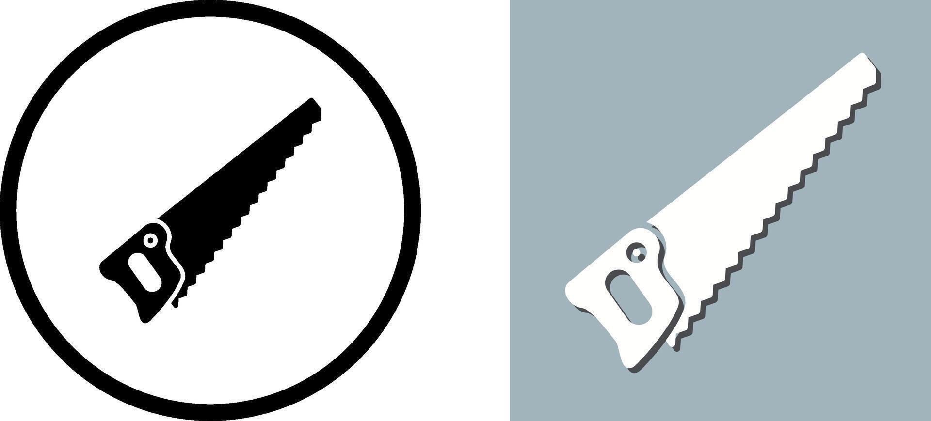 Saw Icon Design vector
