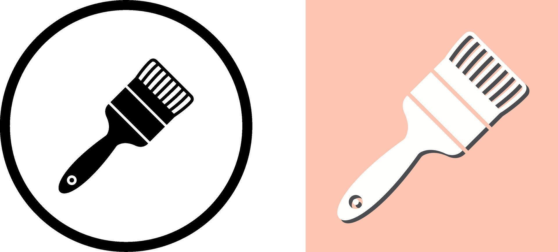 Paint Brush Icon Design vector