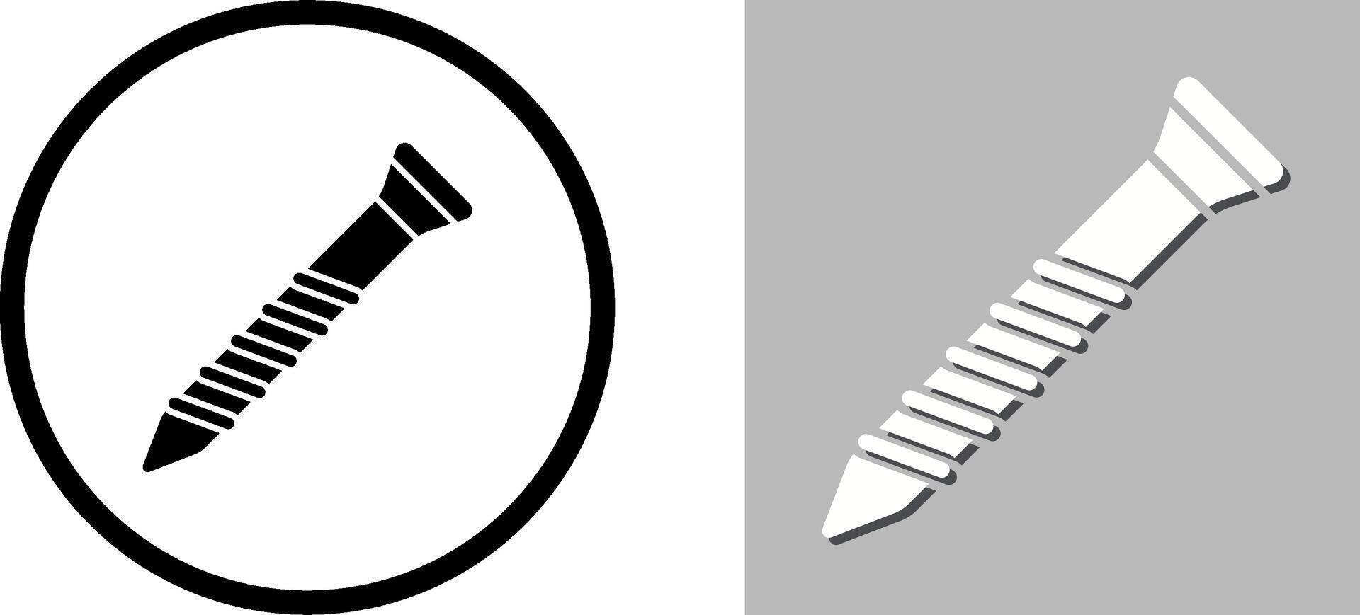 Screw Icon Design vector