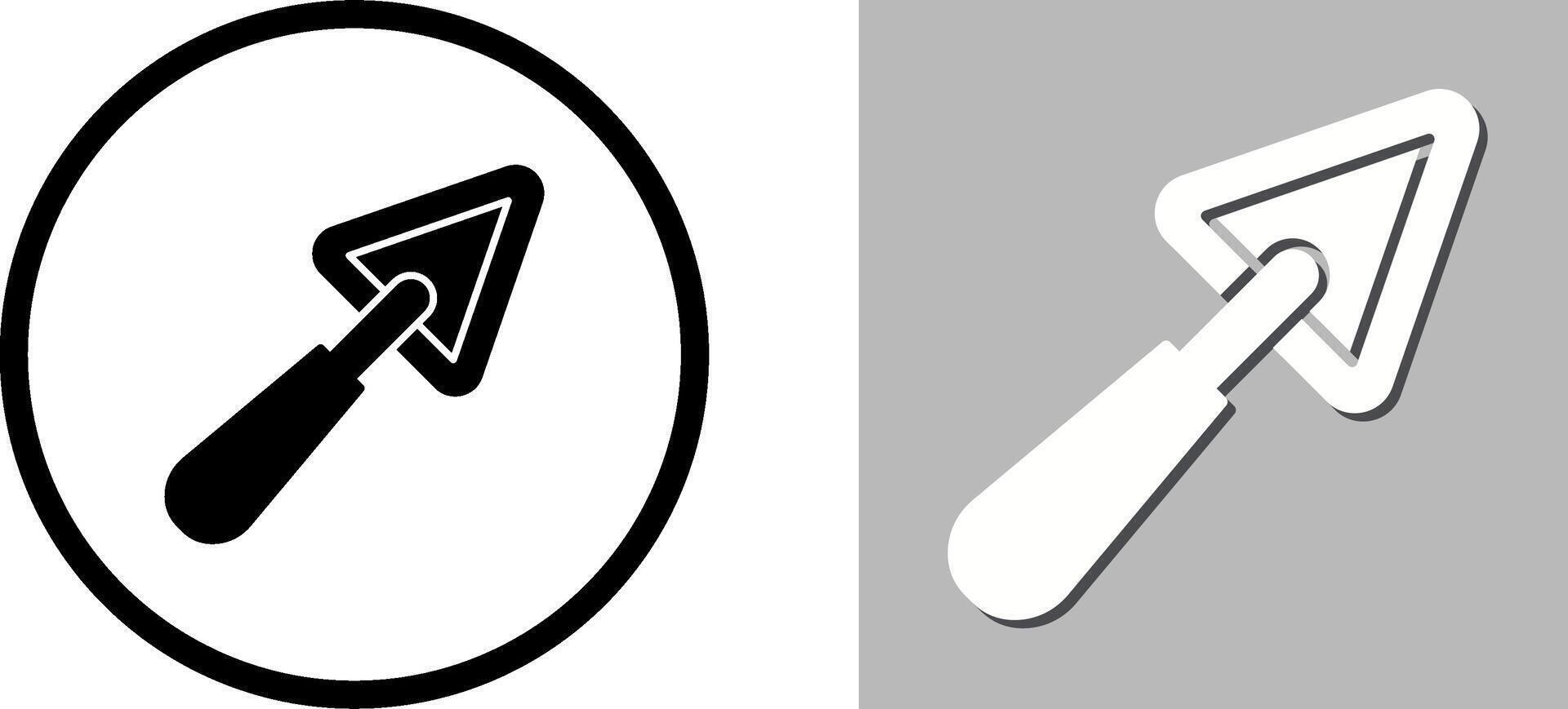 Trowel Icon Design vector