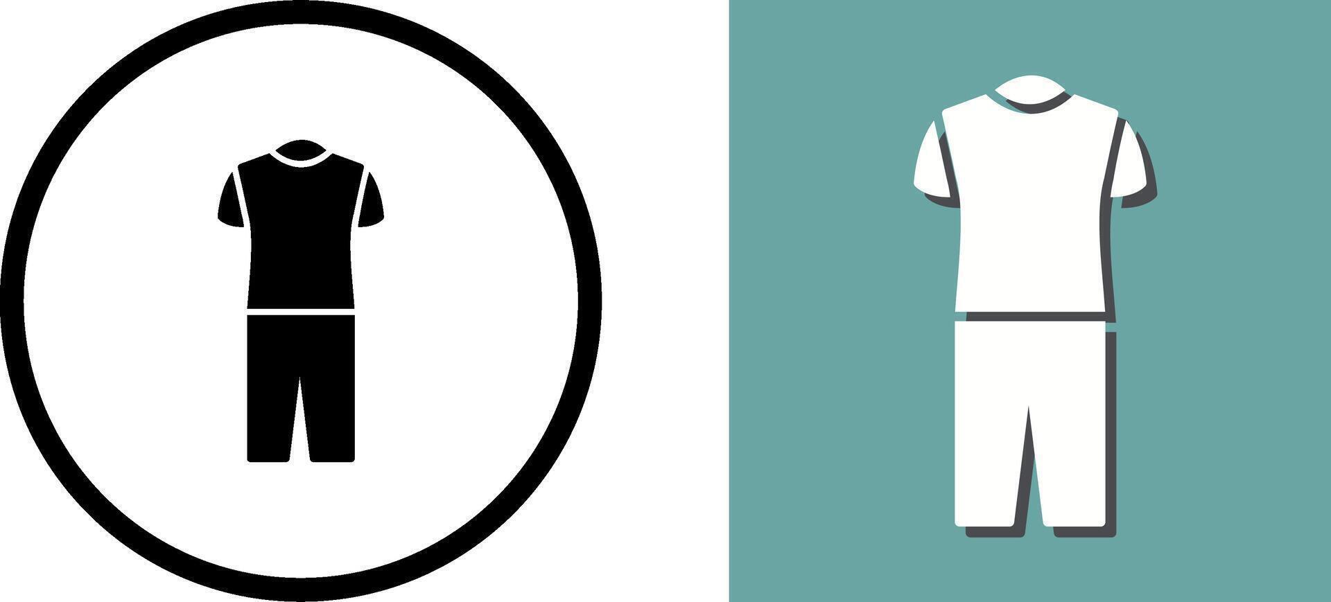 Pyjamas Suit Icon Design vector