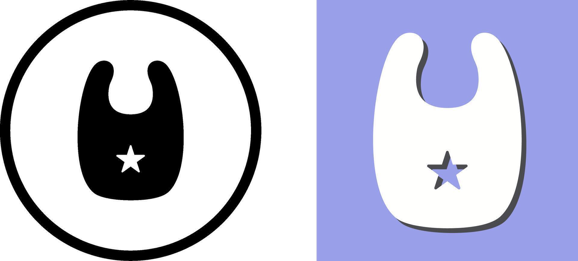 Bib Icon Design vector