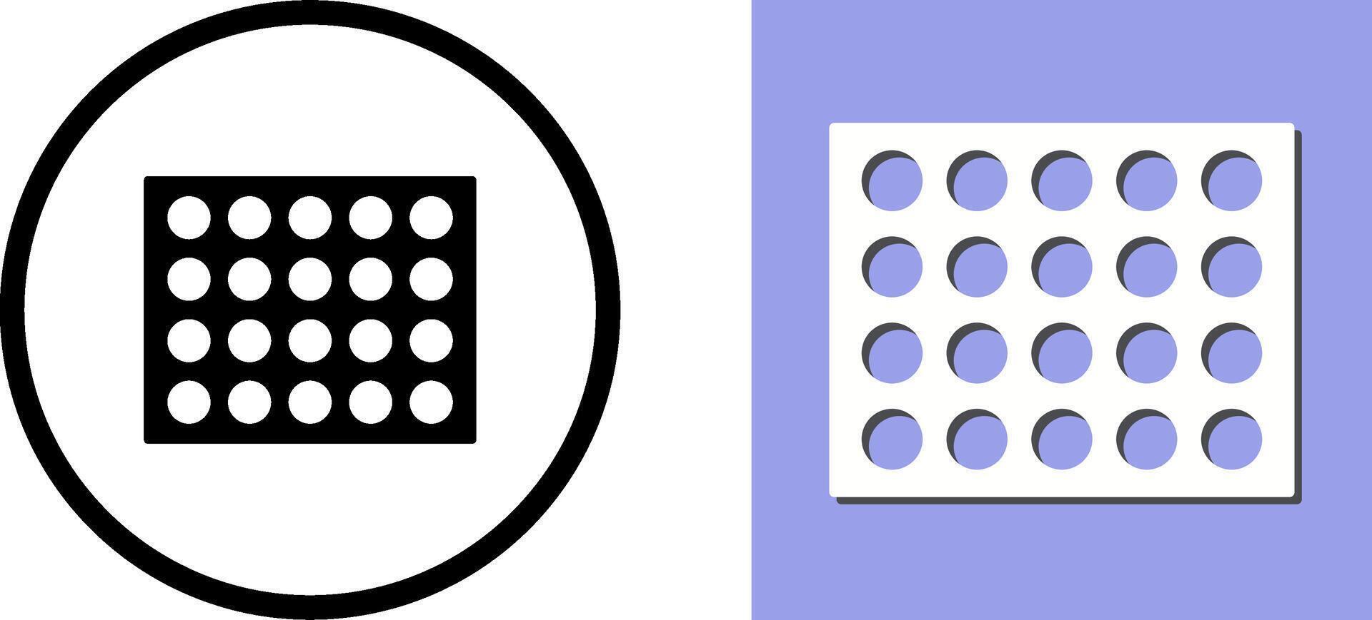 Colored Palette Icon Design vector
