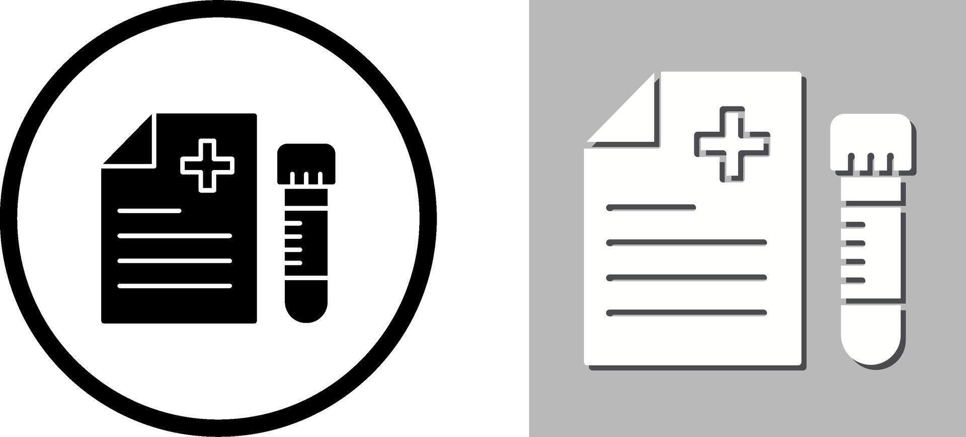 Blood Test Icon Design vector