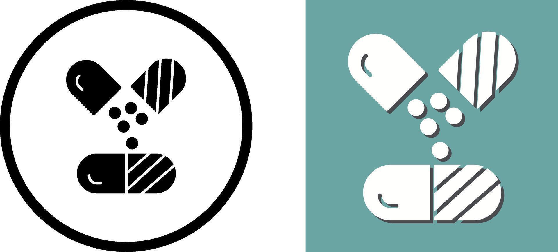 Capsule Icon Design vector
