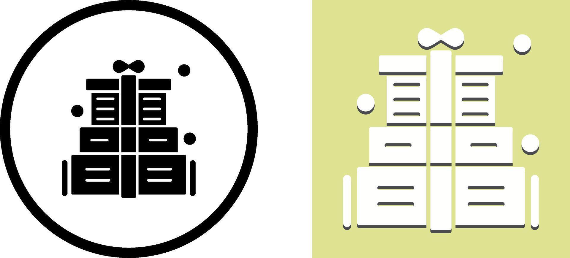 Gift Box Icon Design vector