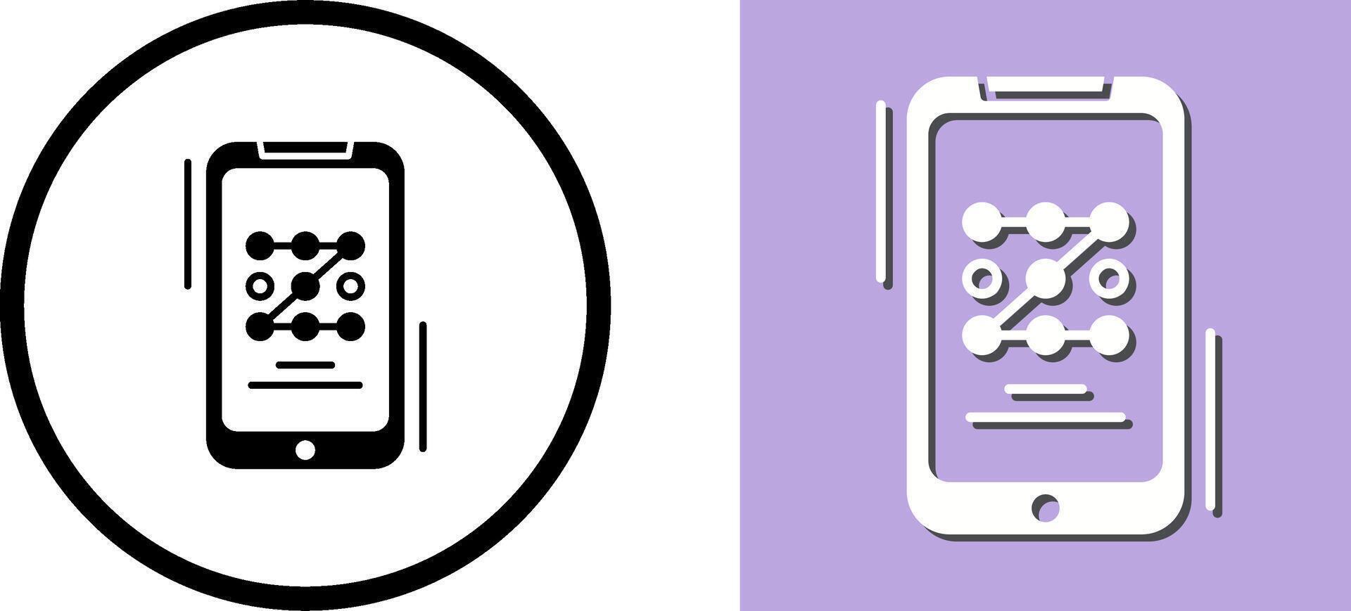 Pattern Code Icon Design vector