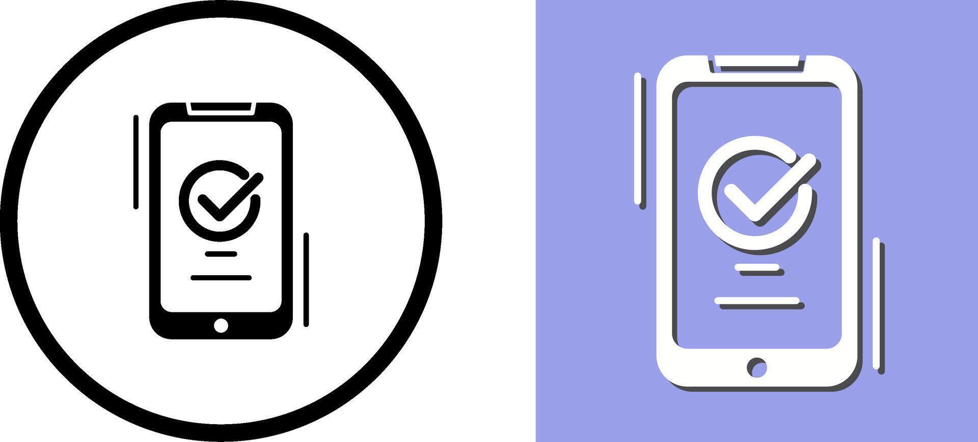 Accepted Icon Design vector