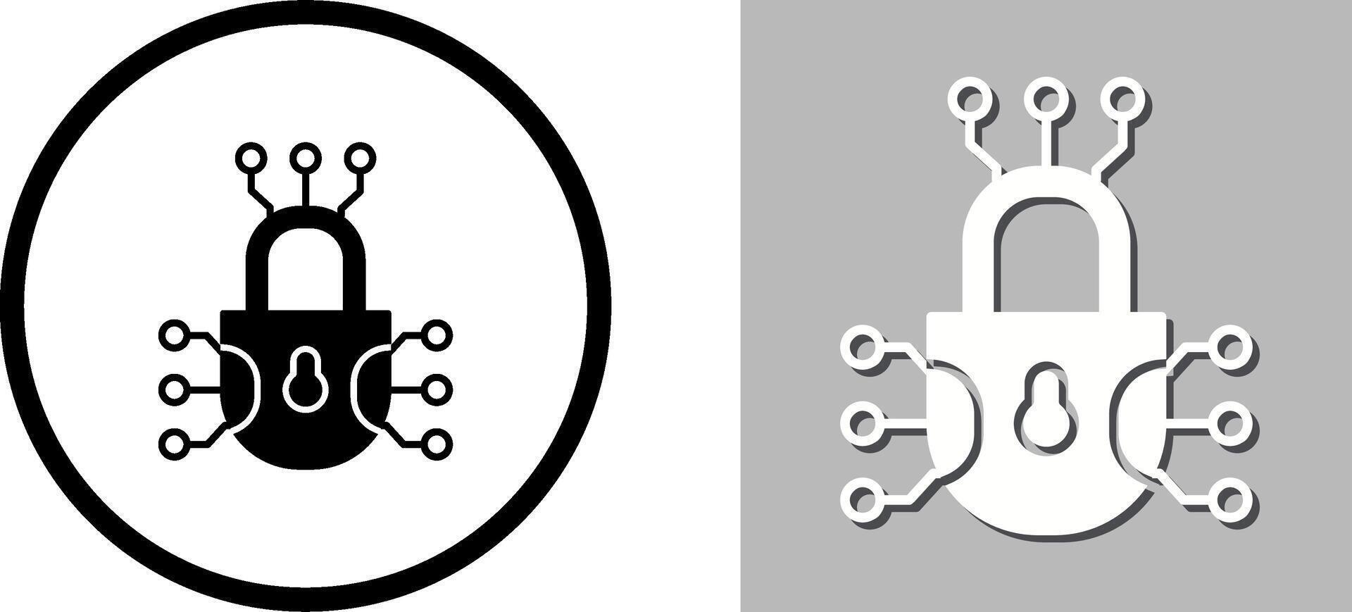 Cyber Defense Icon Design vector
