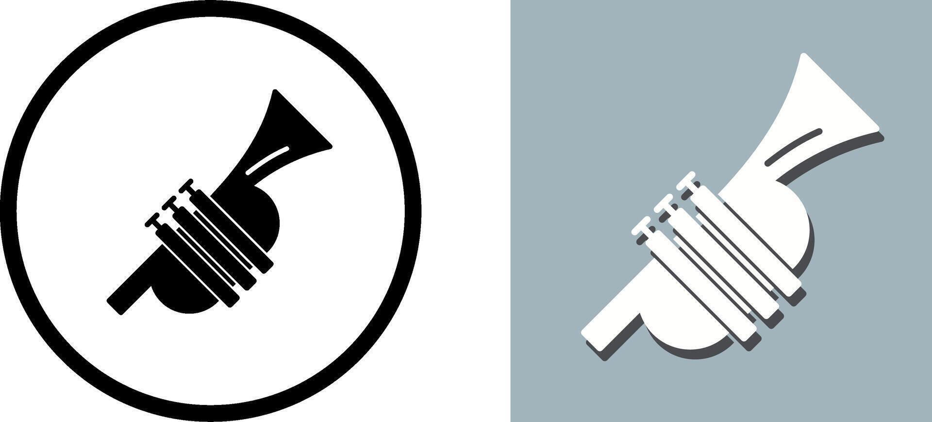 Trumpet Icon Design vector