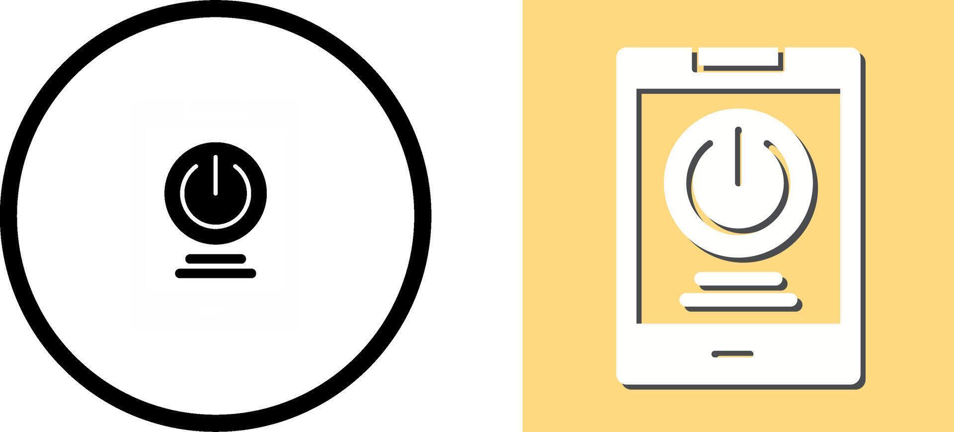 Power Icon Design vector