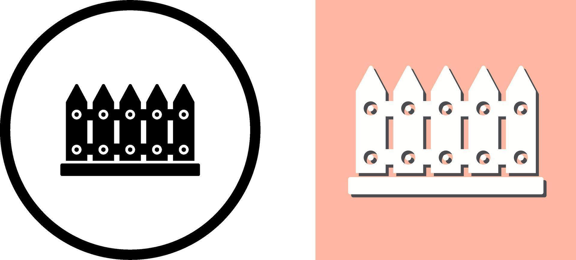 Fence Icon Design vector