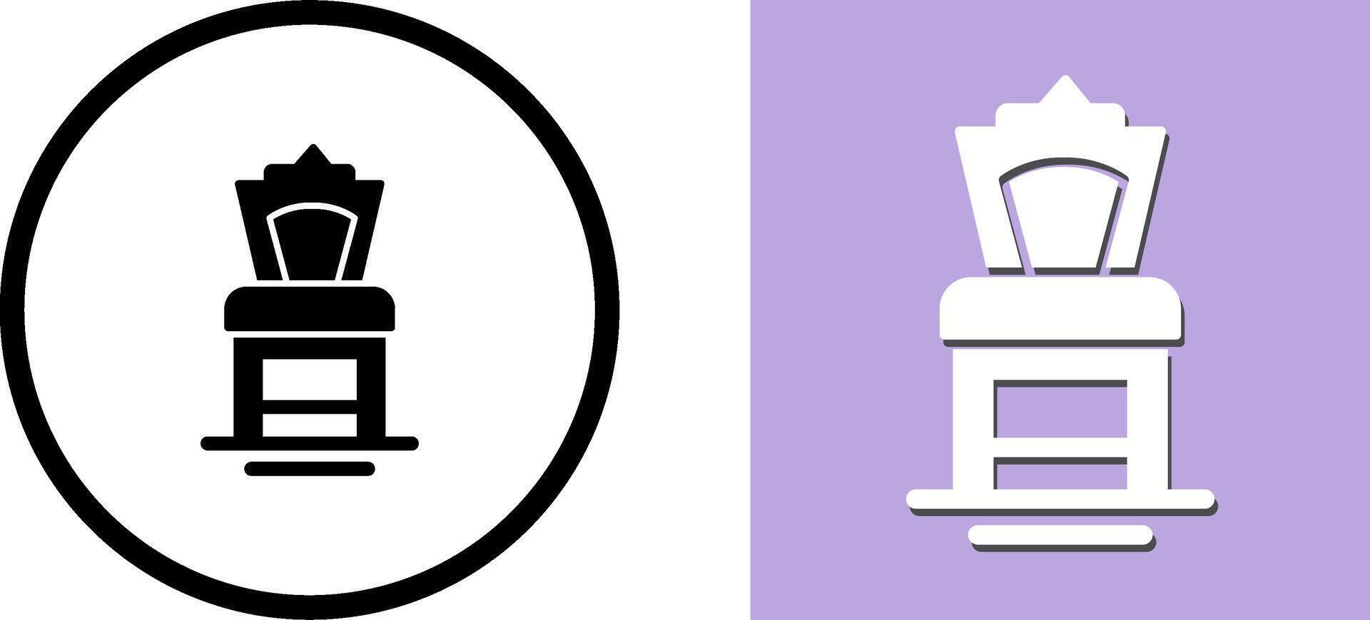 Chair Icon Design vector