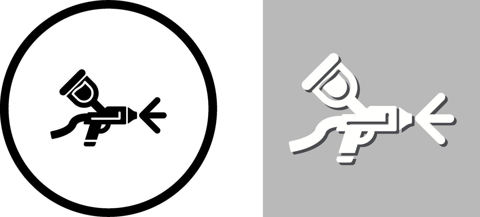 Airbrush Icon Design vector