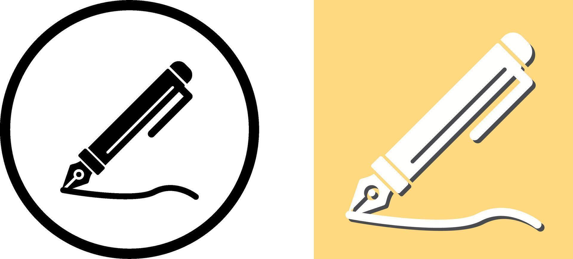 Pen Icon Design vector