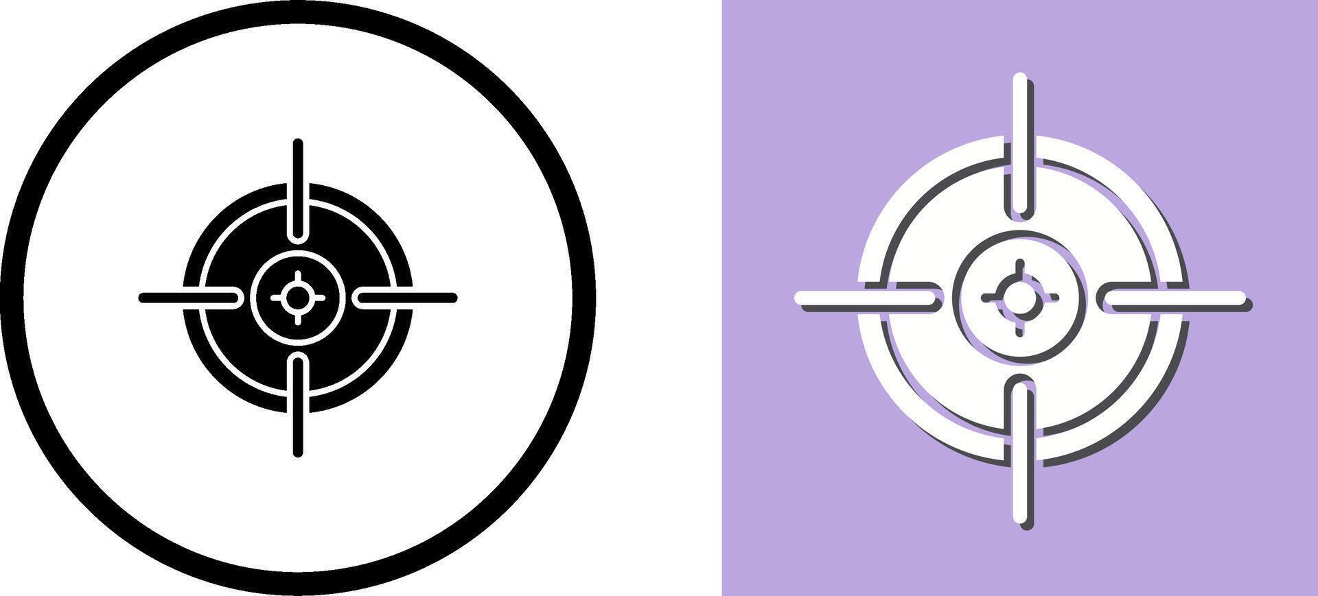 Aim Icon Design vector