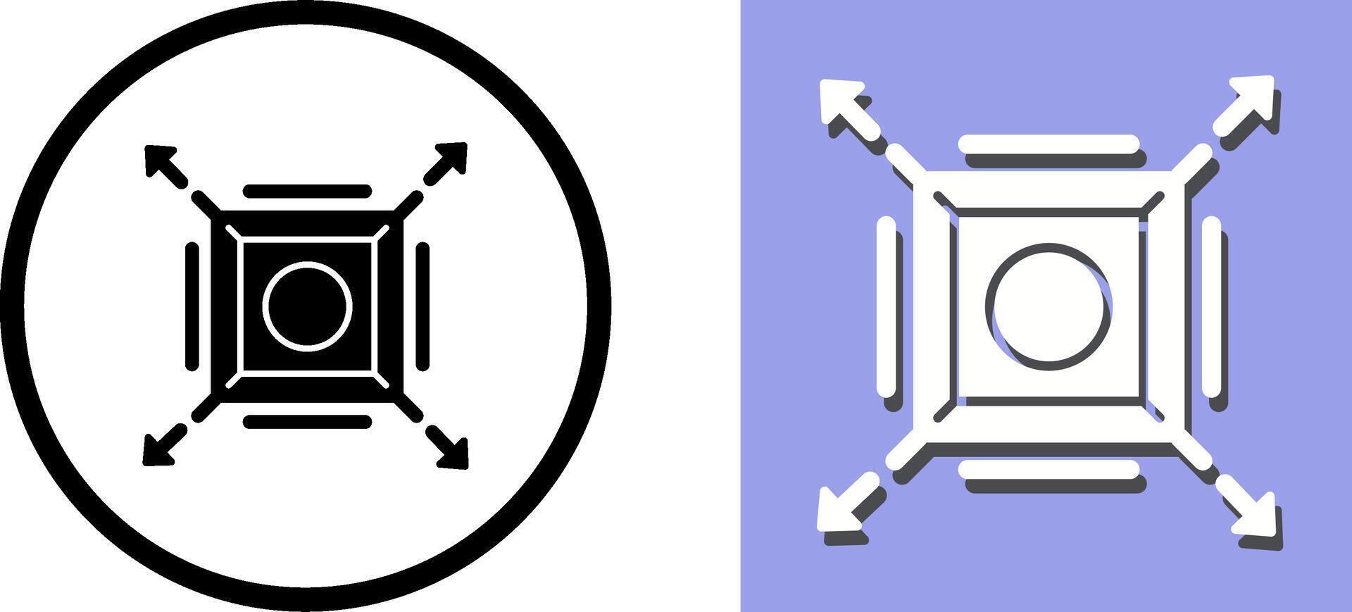 Maximize Icon Design vector