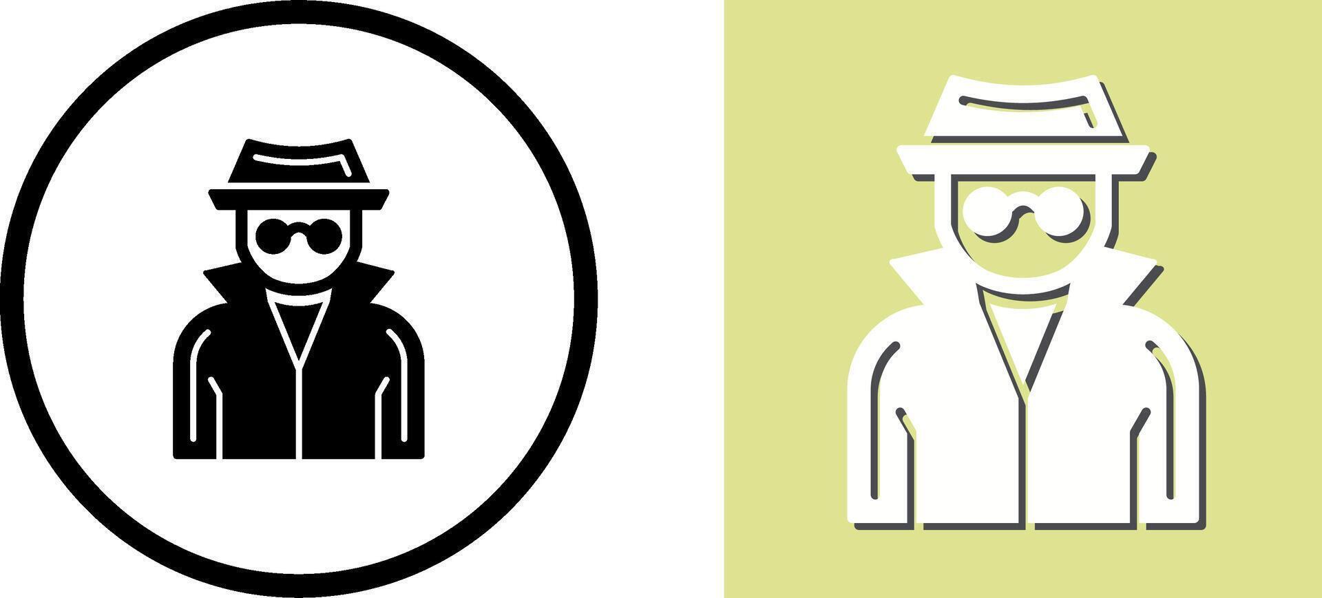 Spy Icon Design vector
