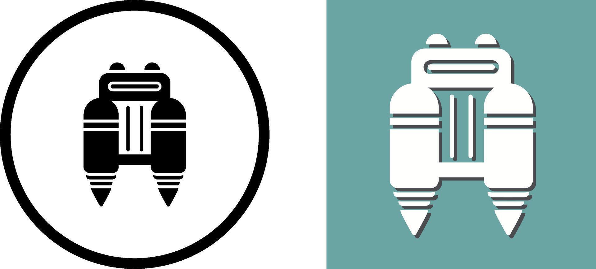 Jetpack Icon Design vector