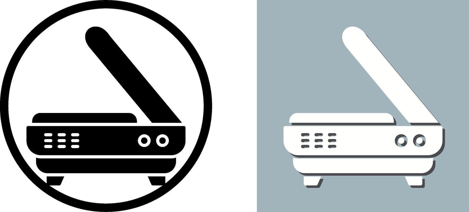 Scanner Icon Design vector