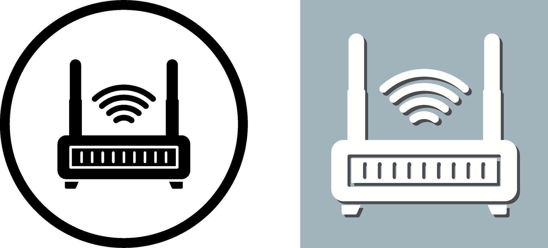 Wifi Router Icon Design vector