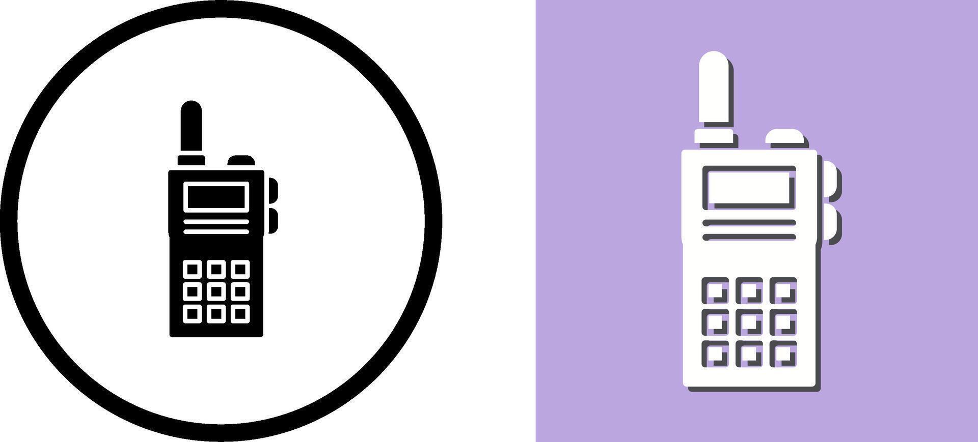 Walkie Talkie Icon Design vector