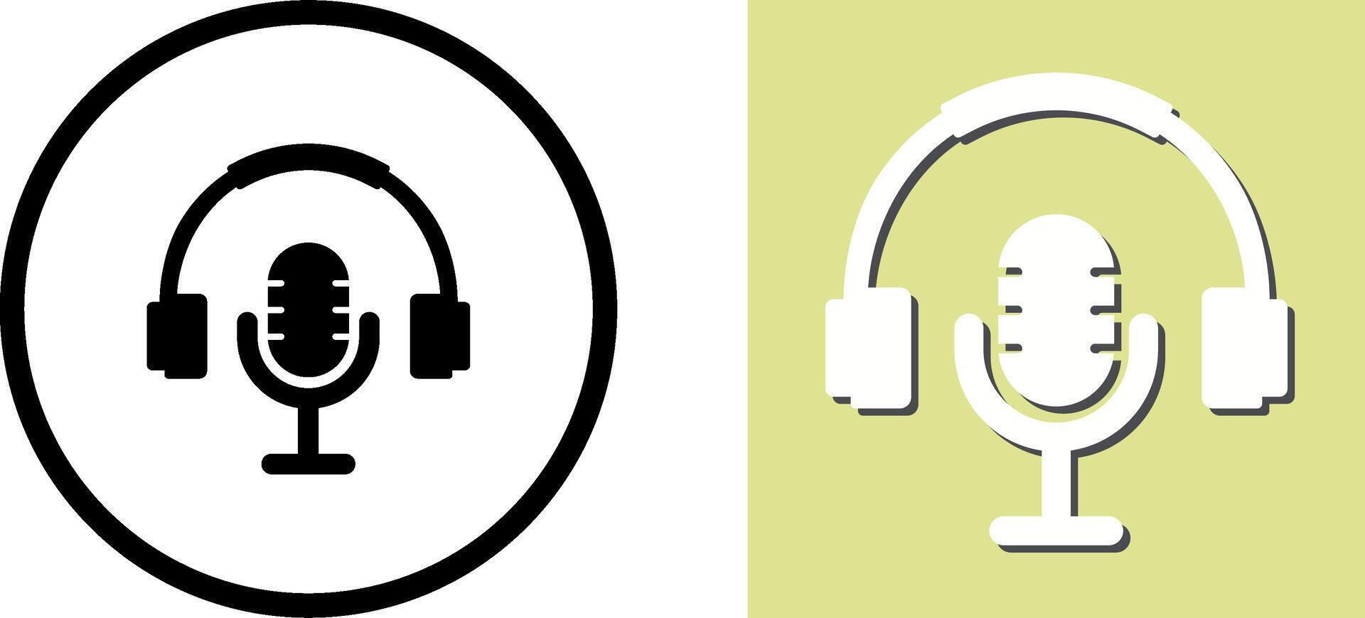 Podcast Icon Design vector