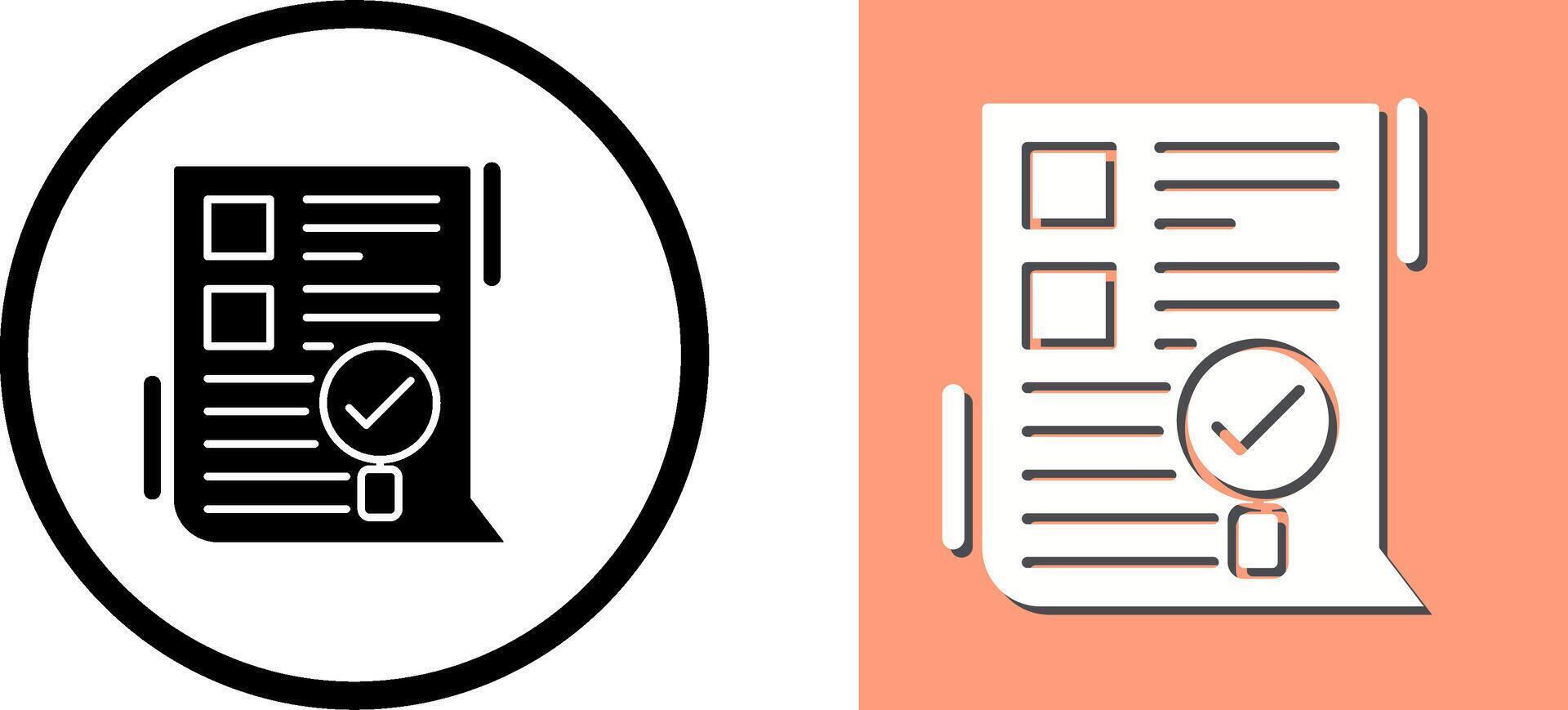 SEO Audit Icon Design vector
