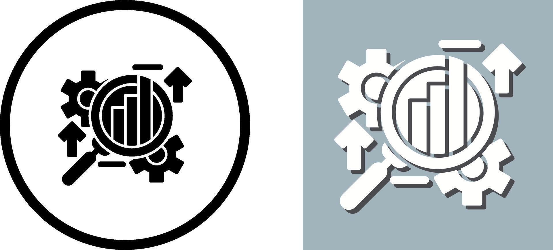 Analysis Icon Design vector