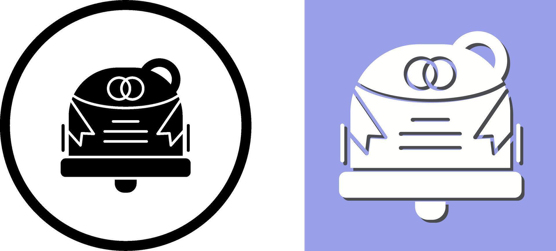 Wedding Bell Icon Design vector