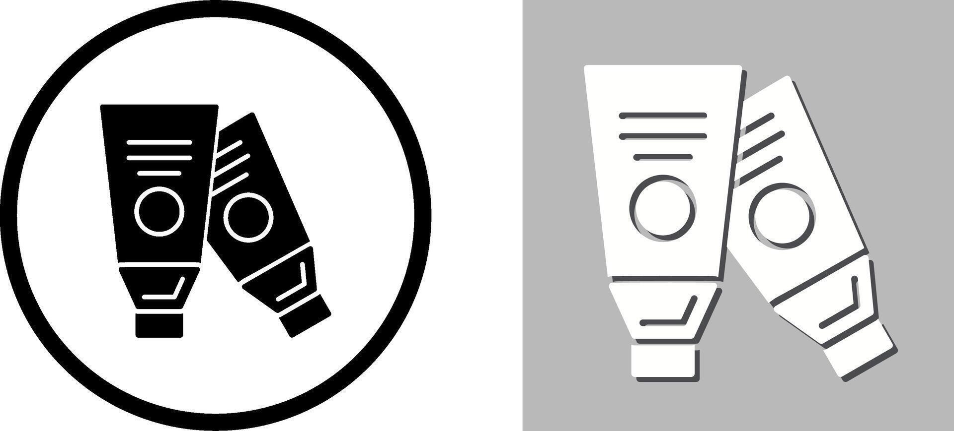 Paint Tube Icon Design vector