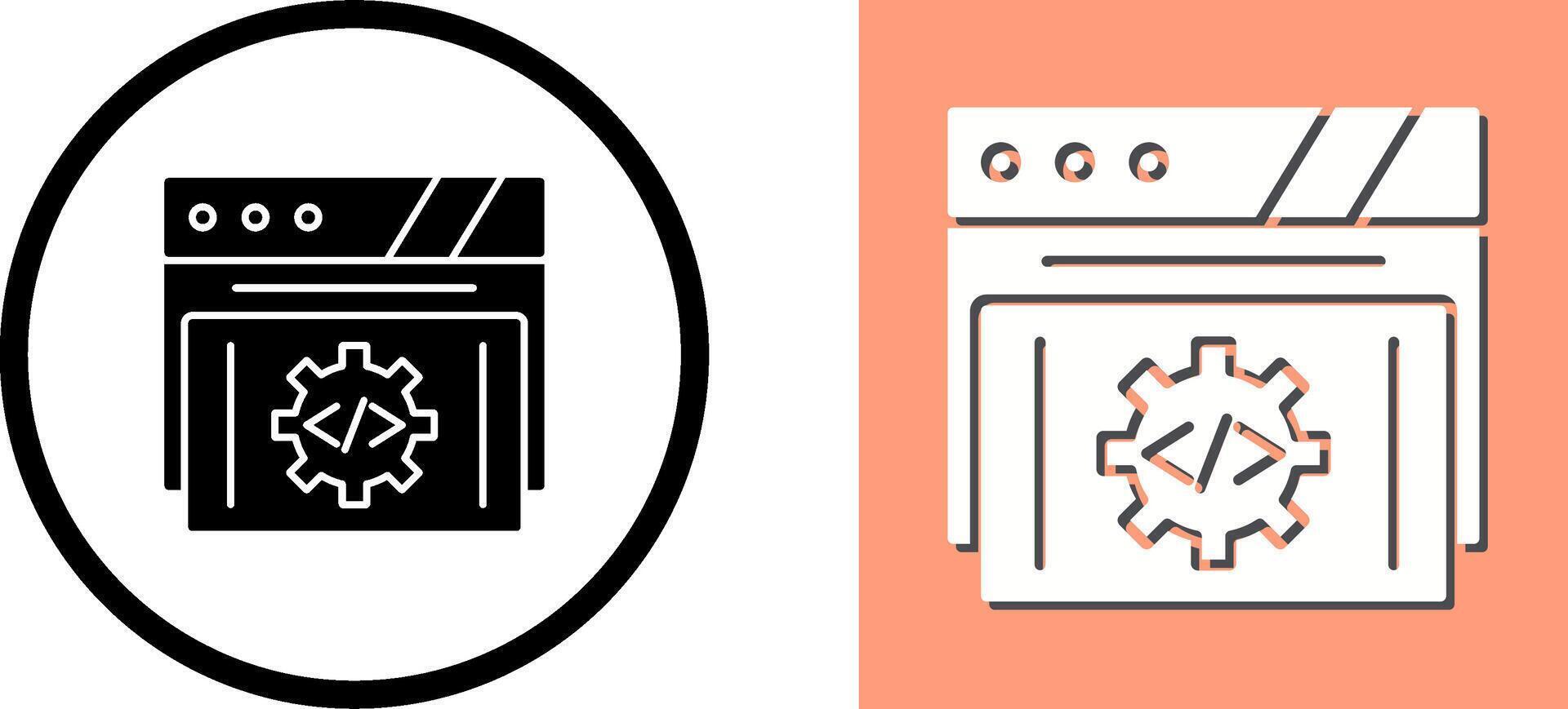 Development Icon Design vector